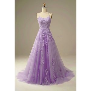 NEW Lilac A-Line Prom Dress